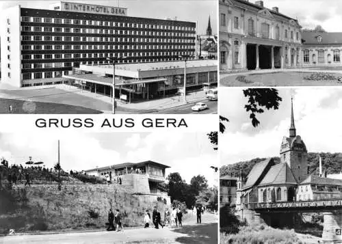 AK, Gera, vier Abb., 1978