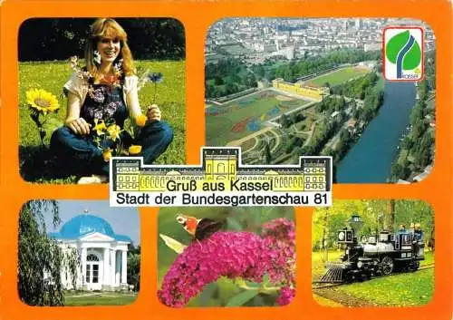 AK, Kassel, Stadt der Bundesgartenschau 1981, fünf Abb., 1981