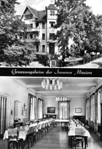 Ansichtskarte, Bad Lausick, Genesungsheim d. Inn. Mission, 1974