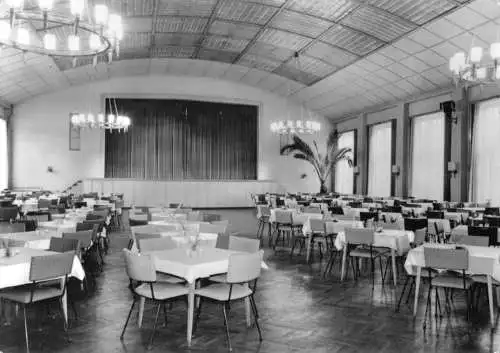 Ansichtskarte, Ostseebad Dierhagen, FDGB-Heim, Speisesaal, 1973