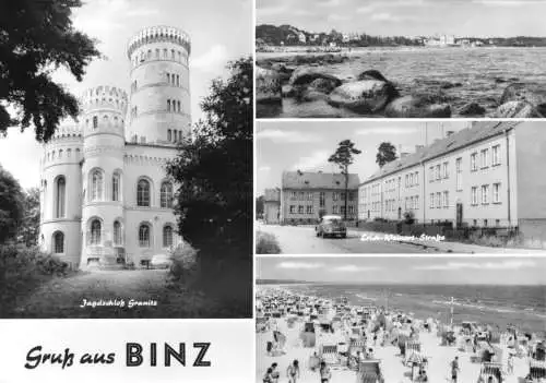 AK, Ostseebad Binz Rügen, vier Abb., u.a. Weinertstr.