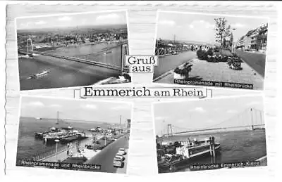 Ansichtskarte, Emmerich am Rhein, vier Abb., 1967