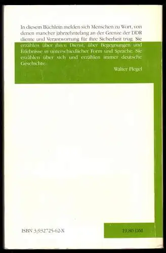 Frotscher, Kurt [Hrsg.]; Aus dem Grenzeralltag - Episoden, 1998