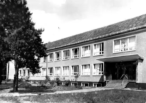 Ansichtskarte, Groß Köris, Oberschule, 1970