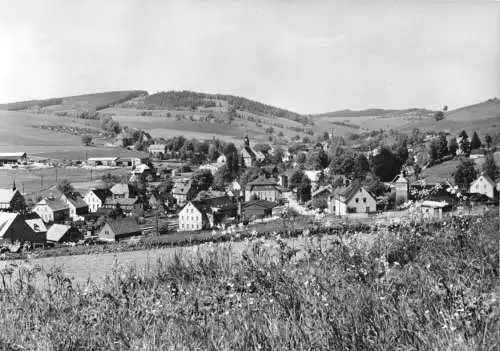 Ansichtskarte, Neudorf Erzgeb., Gesamtansicht, 1974