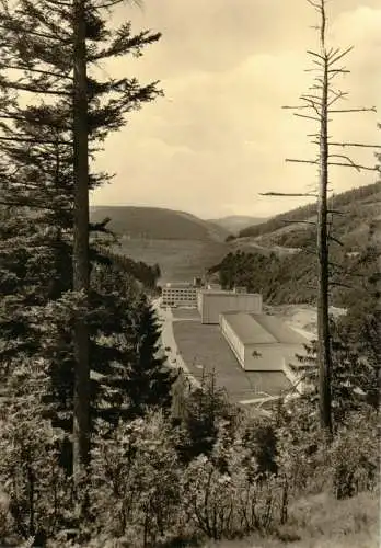 AK, Luisenthal Thür. Wald, Blick zur Ohra-Talsperre, 1971