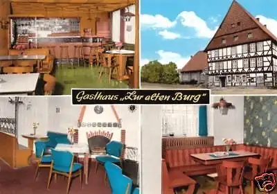 Ansichtskarte, Windhausen, Gasthaus "Zur alten Burg", ca. 1978