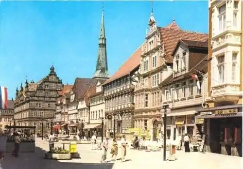 AK, Hameln Weser, Osterstraße, belebt, 1979