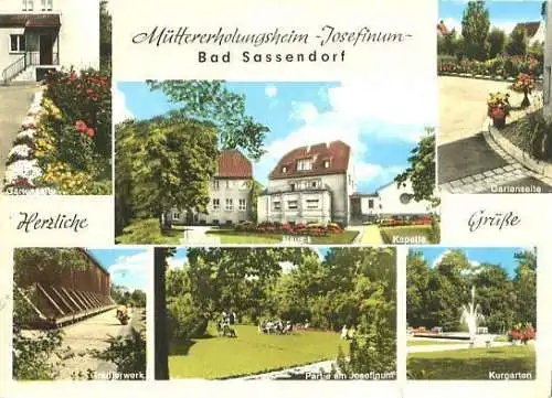 Ansichtskarte, Bad Sassendorf, Müttererholungsheim - Josefinum