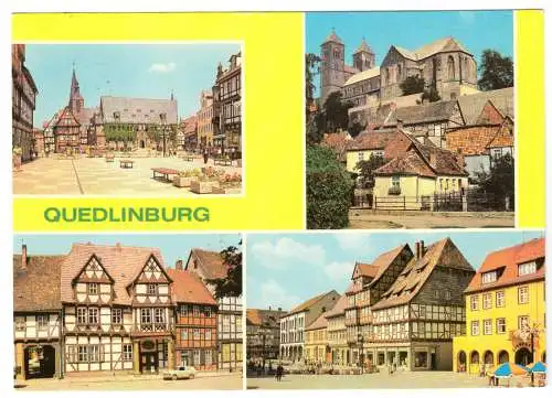 AK, Quedlinburg, vier Abb., 1981