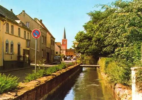 AK, Euskirchen - Kuchenheim Erft, Partie am Mühlenbach, um 1978