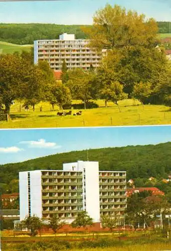 AK, Bad Eilsen, Klinisches Sanatorium, zwei Abb., um 1982