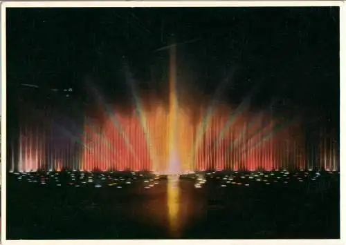 AK, Hamburg, Internationale Gartenbauausstellung 1953, Wasserlichtkonzert