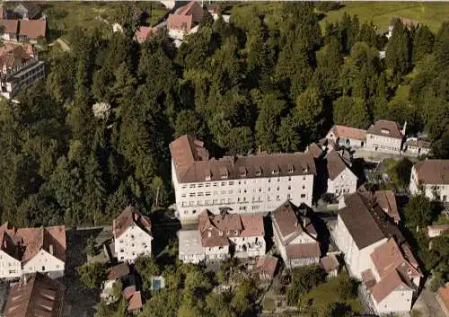 AK, Schömberg im Schwarzwald, Kr. Calw, Luftbildteilansicht, 1967