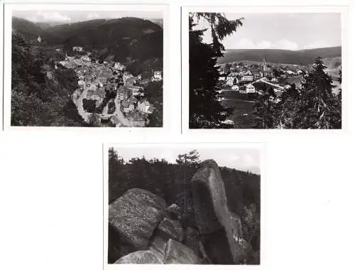 Mäppchen mit 12 kleinen Fotos, Fichtelgebirge, um 1938 , Format: 9 x 7 cm