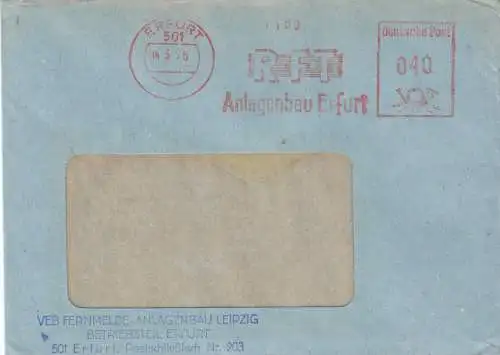 Zwei AFS, RFT Anlagenbau Erfurt, o Erfurt, 501, 14.5.76 bzw. 12.8.78