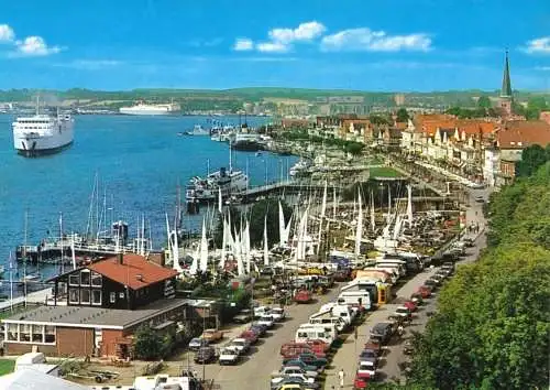 AK, Ostseebad Travemünde, Blick vom alten Leuchtturm, um 1990