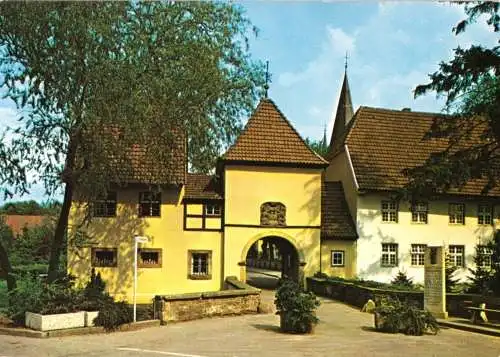 Ansichtskarte, Bersenbrück, Partie an der Klosterpforte, 1999