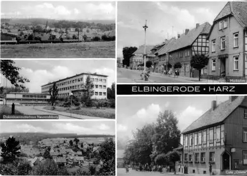 Ansichtskarte, Elbingerode Harz, fünf Abb., 1974