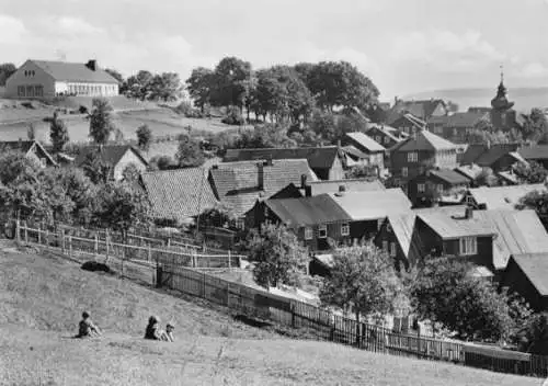 AK, Schnett Kr. Hildburghausen, Teilansicht, 1973