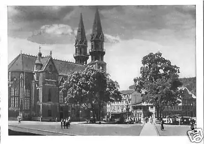 AK, Meiningen Thür., Platz der Republik, 1954