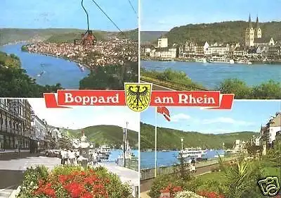 AK, Boppard am Rhein, vier Abb., 1990