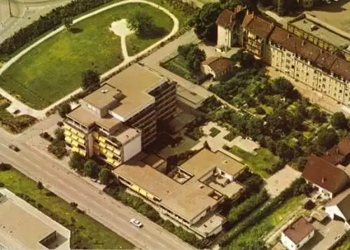 AK, Heidelberg, DRK Altenzentrum, Luftbild, ca. 1980