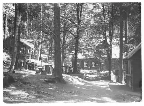 AK, Schwarzenberg Erzgeb., Köhlerhütte Fürstenbrunn, 1967