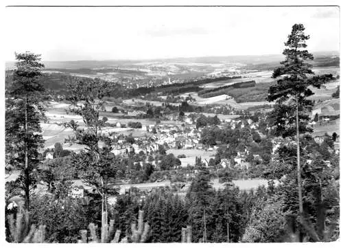 AK, Erlbach i. V., Blick vom Kegelberg nach Erlbach und Markneukirchen, 1976