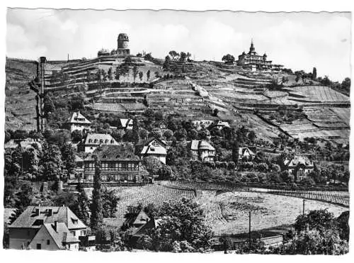 AK, Radebeul b. Dresden, Blick zum Spitzhaus, - Hoflößnitz, 1968