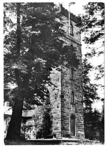 AK, Kamenz Sa., Lessingturm auf dem Hutberg, 1971