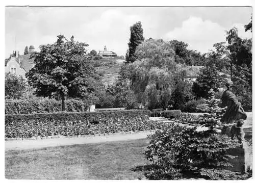 AK, Radebeul b. Dresden, Blick vom Hörnigplatz zum Spitzhaus, 1972