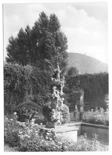 AK, Freital, Partie am Storchenbrunnen, 1974