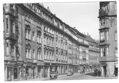 AK, Dresden, Große Meißner Gasse, Aufnahme vor 1945, 1980