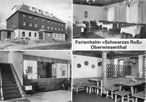 AK, Oberwiesenthal, Ferienheim "Schwarzes Roß", 1984