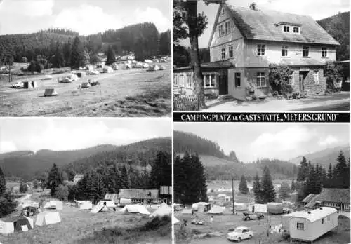 Ansichtskarte, Stützerbach, Campingplatz "Meyersgrund", 1968