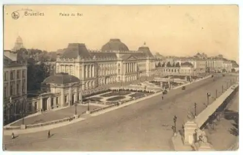 AK, Brüssel, Bruxelles, Palais du Roi, 1915