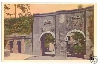 Ansichtskarte, Gibraltar, Alter Torbogen, um 1930