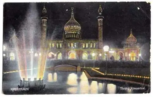 AK, Kopenhagen, Kopenhavn, Tivoli's Koncertsaal, 1912