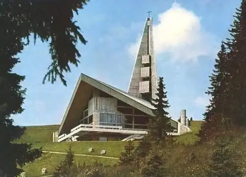 Ansichtskarte, Feldberg Schwarzwald, Kirche, Aussenansicht, 1979