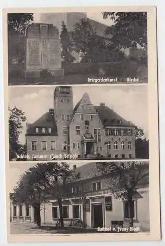 AK, Cammer Kr. Zauch-Belzig, drei Abb., um 1938