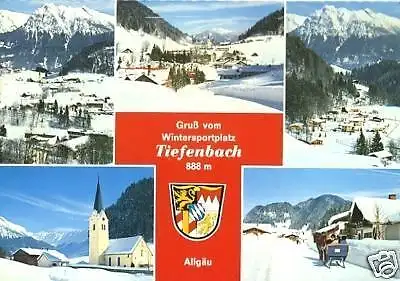 AK, Tiefenbach, fünf Winterabb., 1988