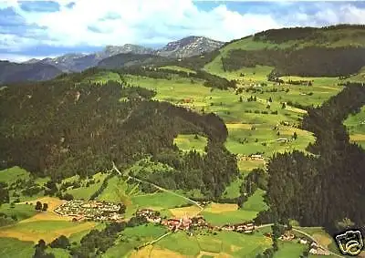 AK, Oberstufen-Aach Oberallgäu, Luftbild, 1986