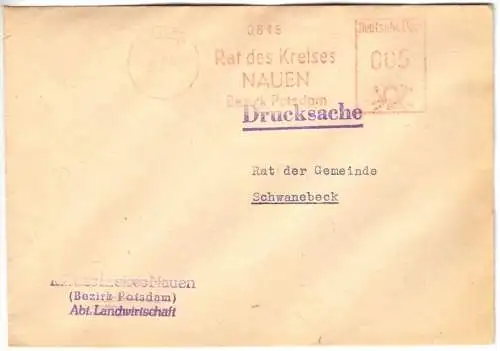 AFS, Rat des Kreises Nauen, Bz. Potsdam, Nauen, 14.3.62