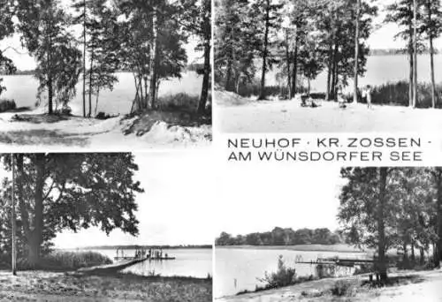 Ansichtskarte, Neuhof Kr. Zossen, Am Wünsdorfer See, 1979