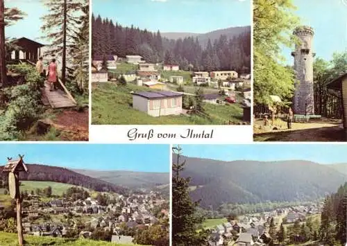 Ansichtskarte, Gruß aus dem Ilmtal, fünf Abb., 1981