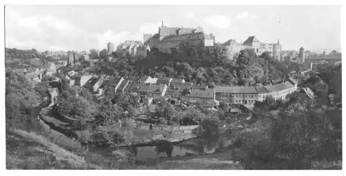 AK lang, Panoramakarte, Bautzen, Stadtpanorama, 1967