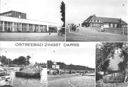 AK, Ostseebad Zingst Darß, fünf Abb., 1979