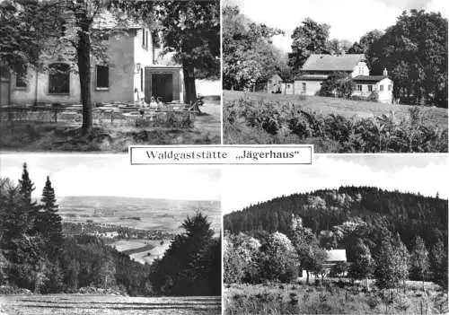 Ansichtskarte, Wilthen, Waldgaststätte "Jägerhaus", 4 Abb., 1971