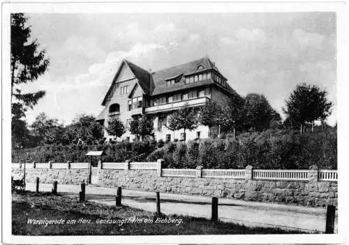 AK, Wernigerode Harz, Genesungsheim am Eichberg, 1952